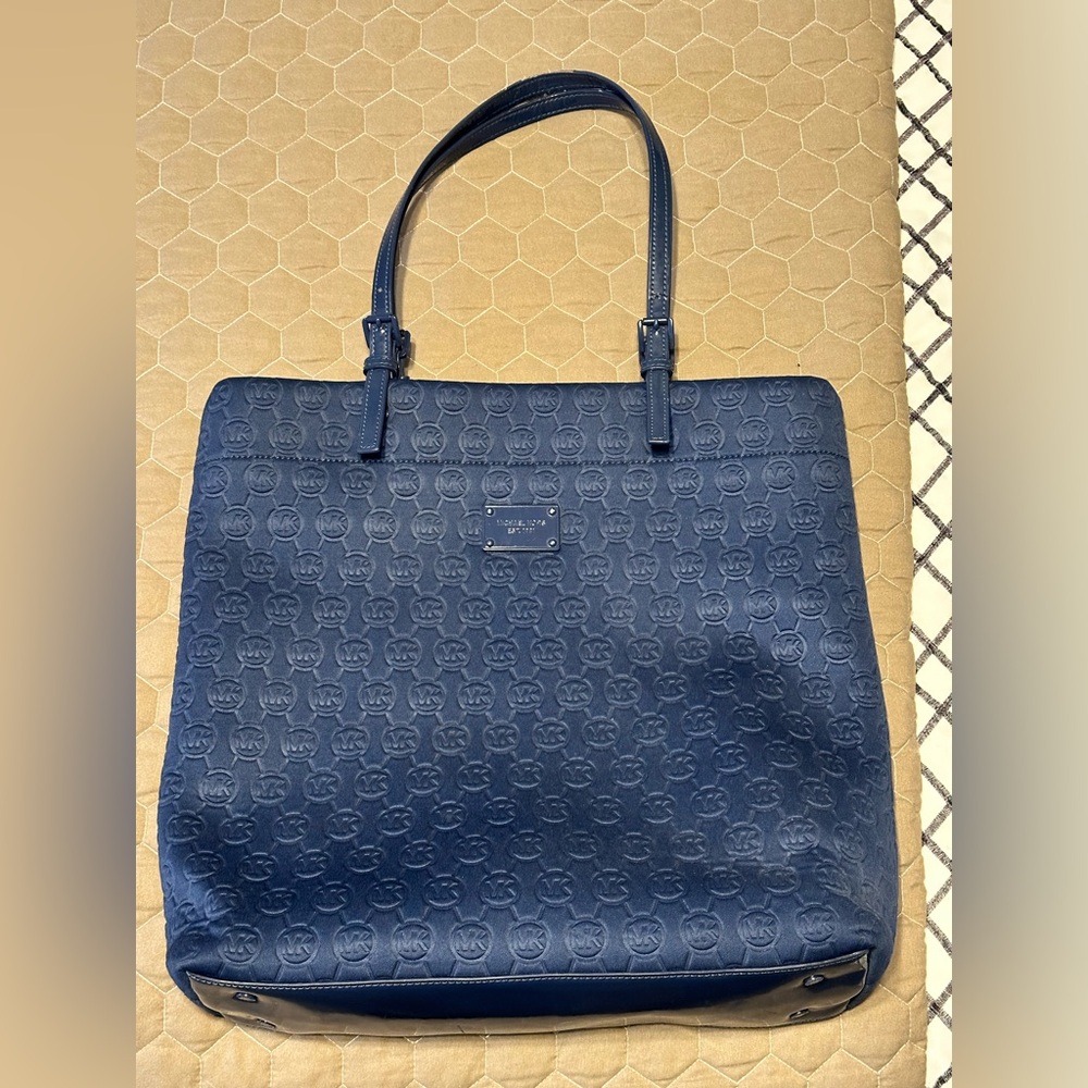 Michael Kors Navy Blue Tote Bag